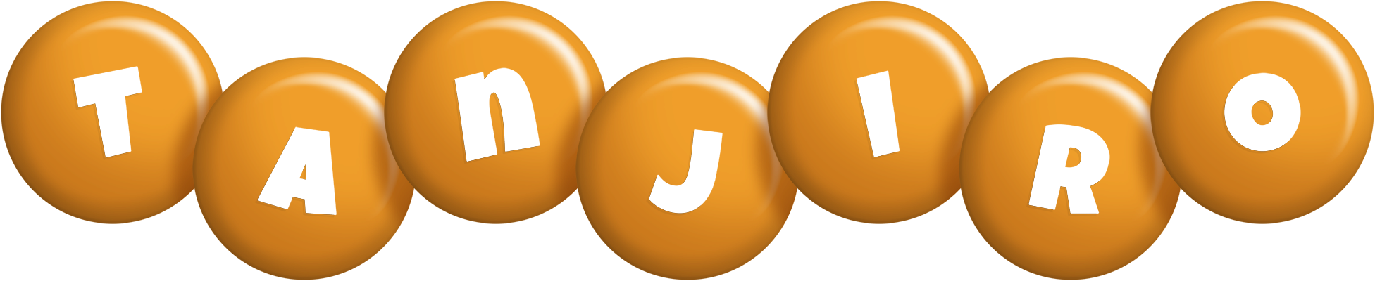Tanjiro candy-orange logo