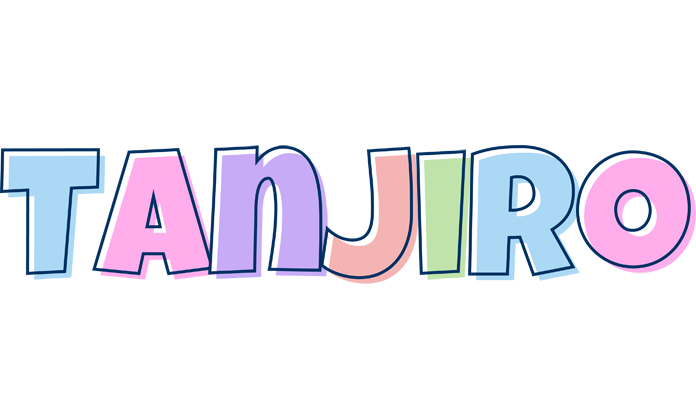 Tanjiro pastel logo