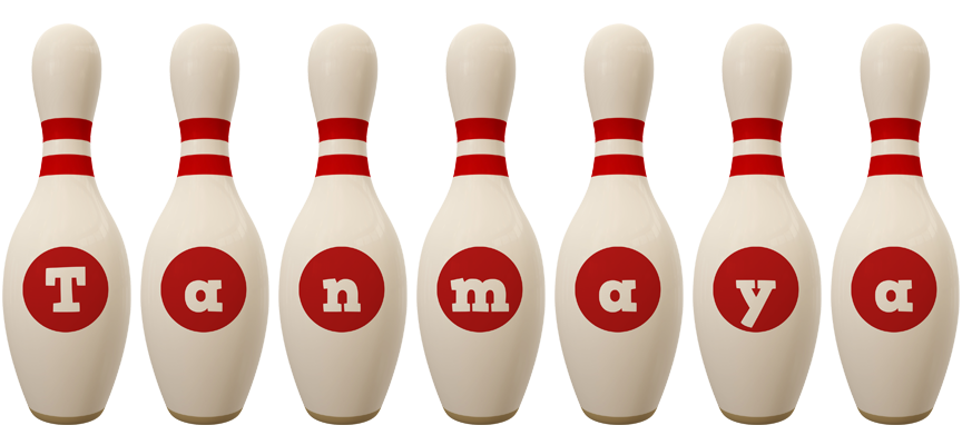 Tanmaya bowling-pin logo