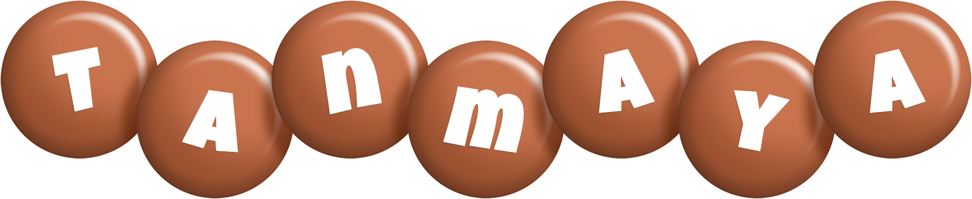 Tanmaya candy-brown logo