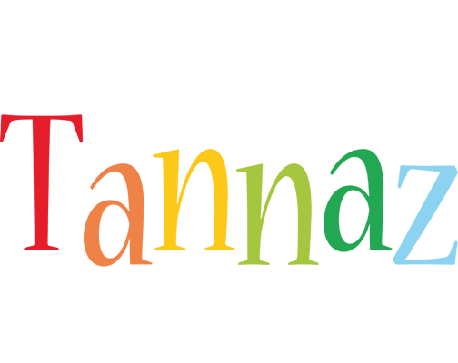 Tannaz birthday logo