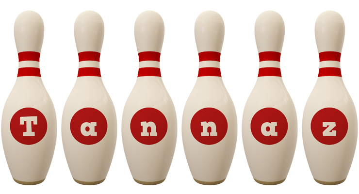 Tannaz bowling-pin logo
