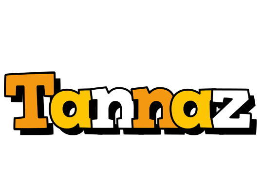Tannaz cartoon logo
