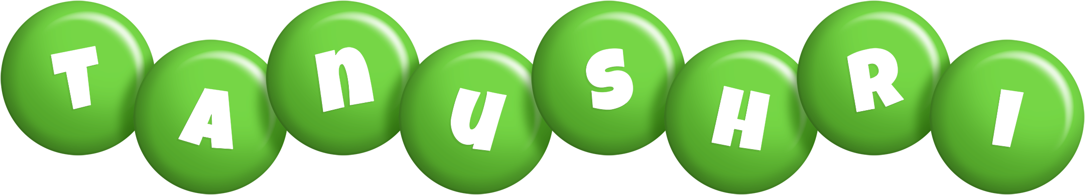 Tanushri candy-green logo