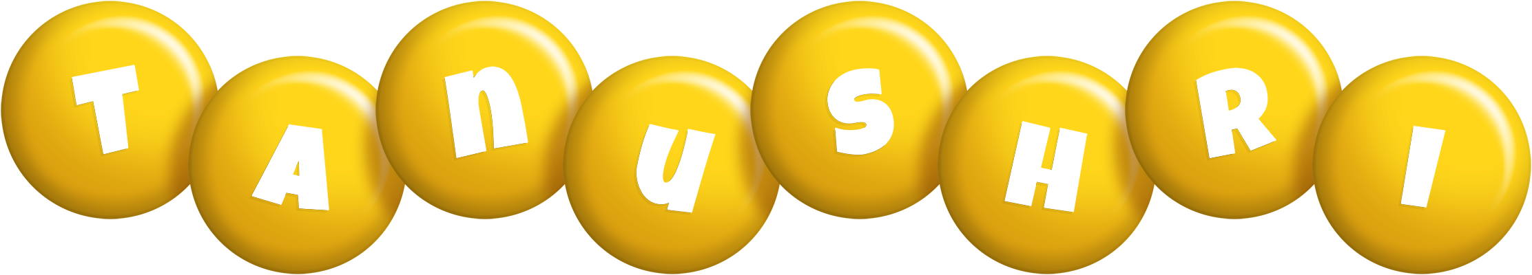 Tanushri candy-yellow logo