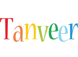 Tanveer birthday logo