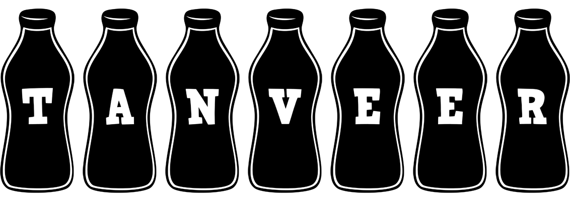Tanveer bottle logo