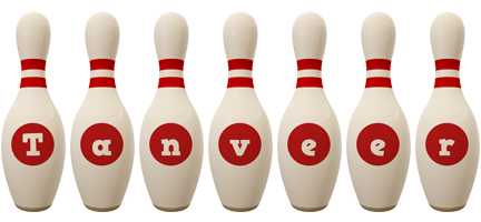 Tanveer bowling-pin logo
