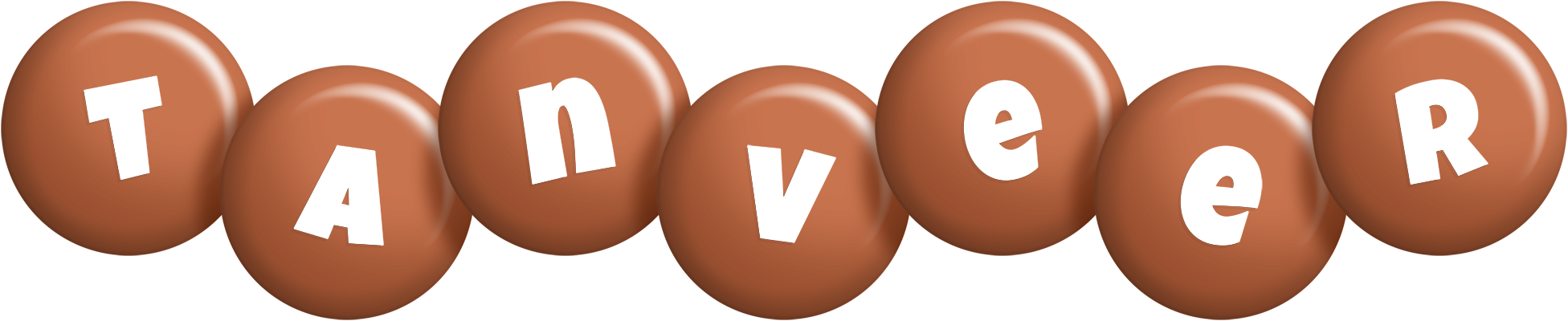 Tanveer candy-brown logo