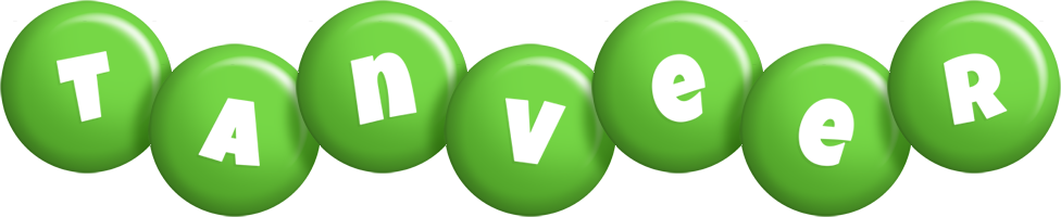 Tanveer candy-green logo