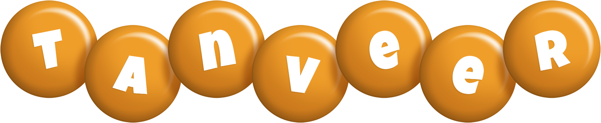 Tanveer candy-orange logo