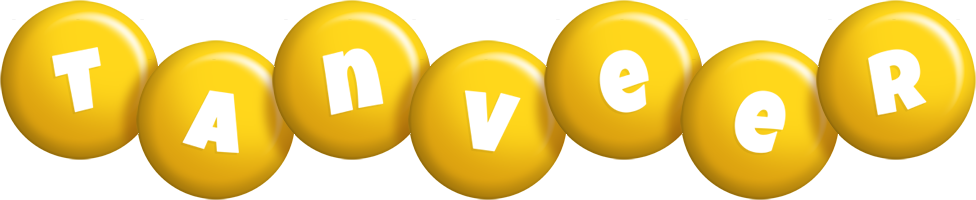 Tanveer candy-yellow logo