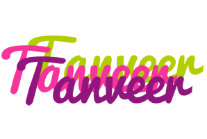Tanveer flowers logo