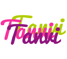 Tanvi flowers logo