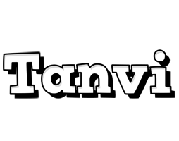 Tanvi snowing logo