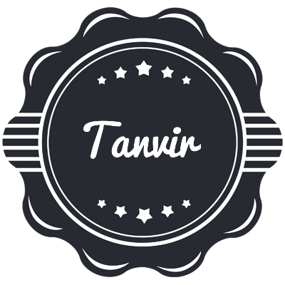 Tanvir badge logo