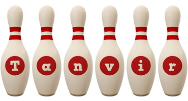 Tanvir bowling-pin logo