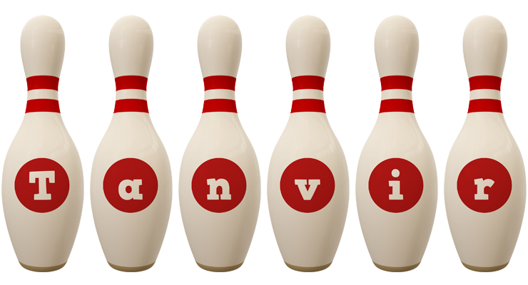 Tanvir bowling-pin logo