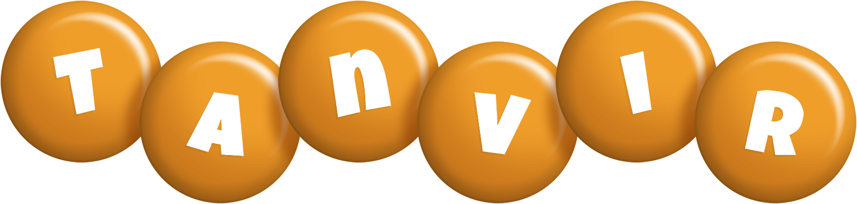Tanvir candy-orange logo