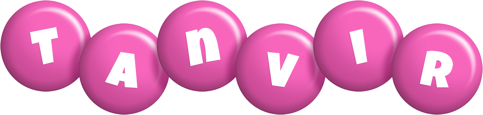 Tanvir candy-pink logo