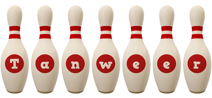 Tanweer bowling-pin logo