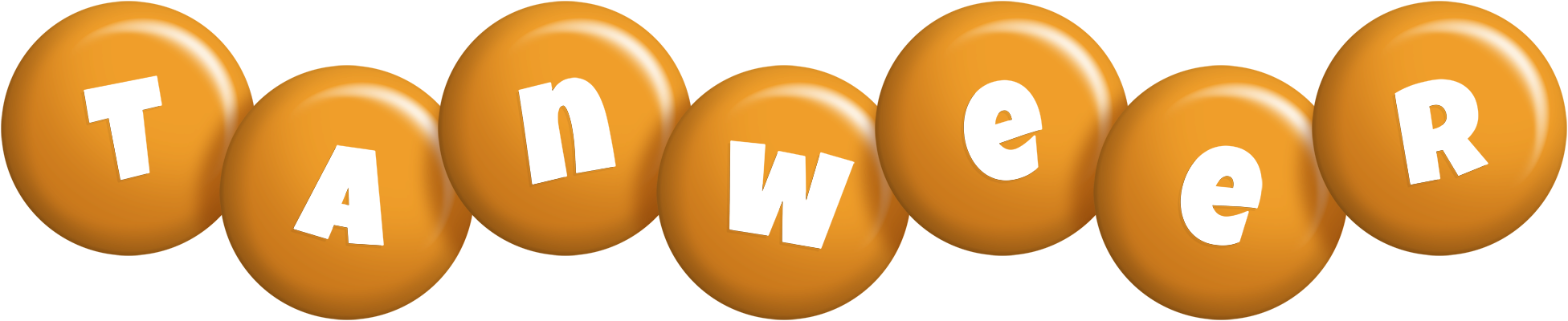 Tanweer candy-orange logo