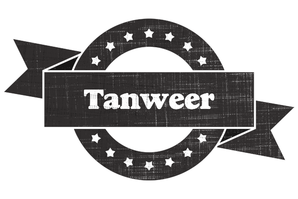 Tanweer grunge logo