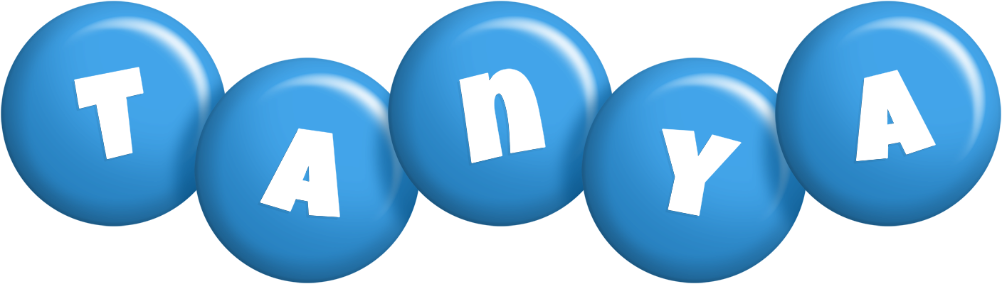 Tanya candy-blue logo