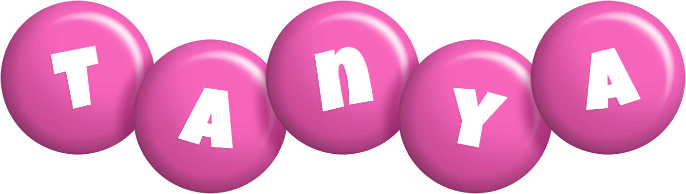 Tanya candy-pink logo