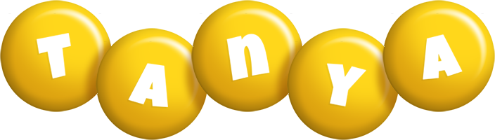 Tanya candy-yellow logo