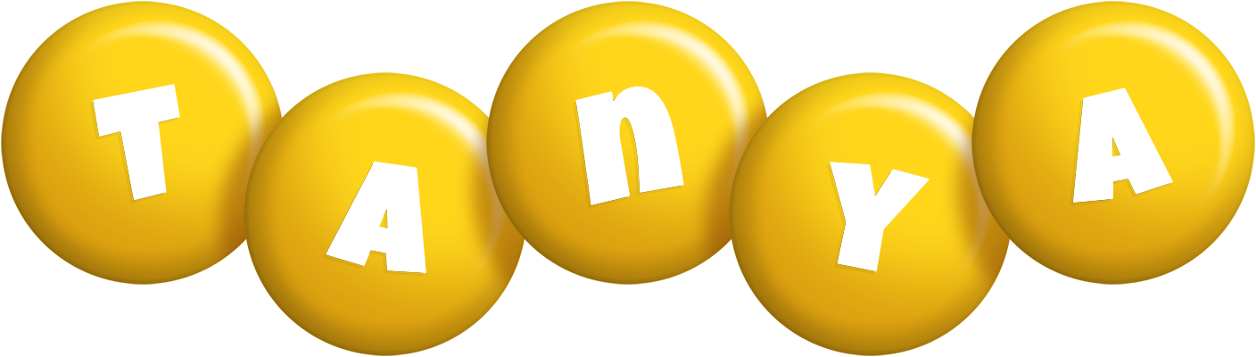 Tanya candy-yellow logo