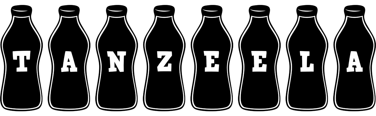 Tanzeela bottle logo