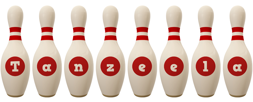 Tanzeela bowling-pin logo
