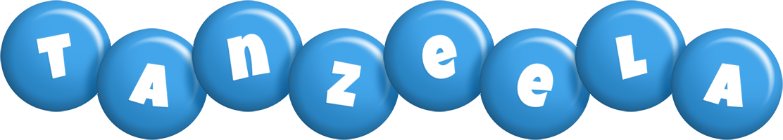 Tanzeela candy-blue logo