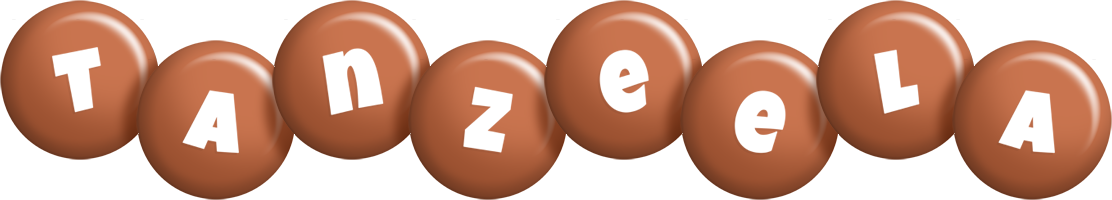 Tanzeela candy-brown logo