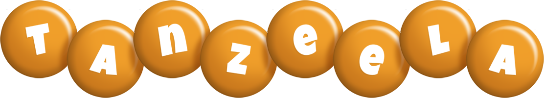 Tanzeela candy-orange logo