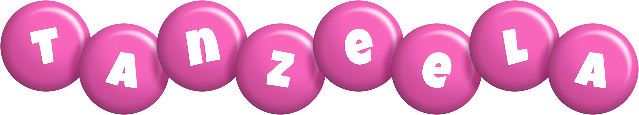 Tanzeela candy-pink logo
