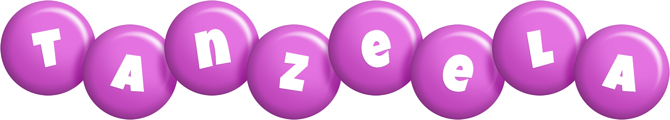 Tanzeela candy-purple logo