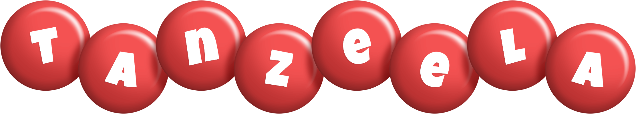 Tanzeela candy-red logo