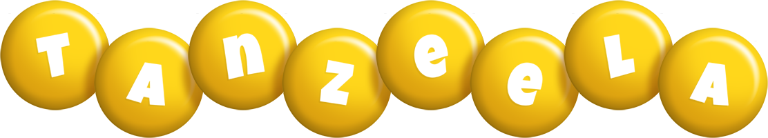 Tanzeela candy-yellow logo