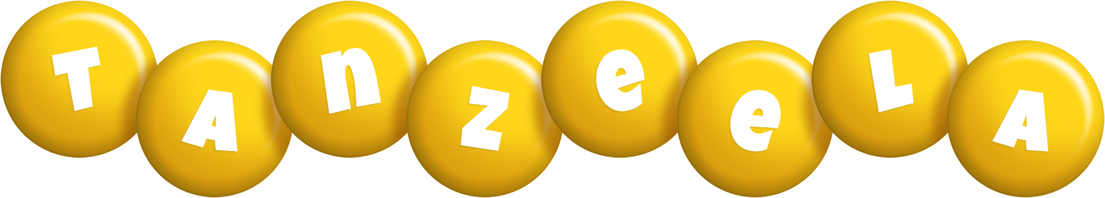 Tanzeela candy-yellow logo