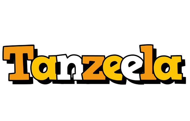 Tanzeela cartoon logo