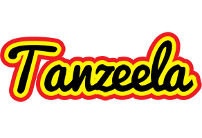 Tanzeela flaming logo