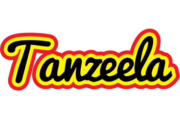 Tanzeela flaming logo
