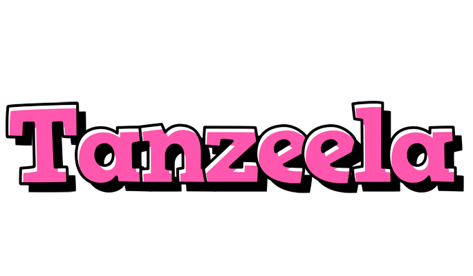 Tanzeela girlish logo