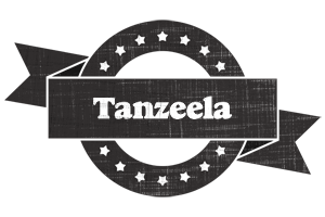 Tanzeela grunge logo