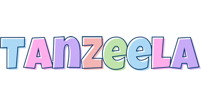 Tanzeela pastel logo