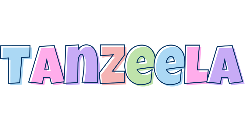 Tanzeela pastel logo