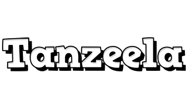 Tanzeela snowing logo