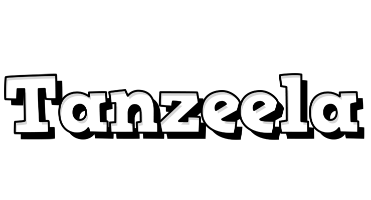 Tanzeela snowing logo